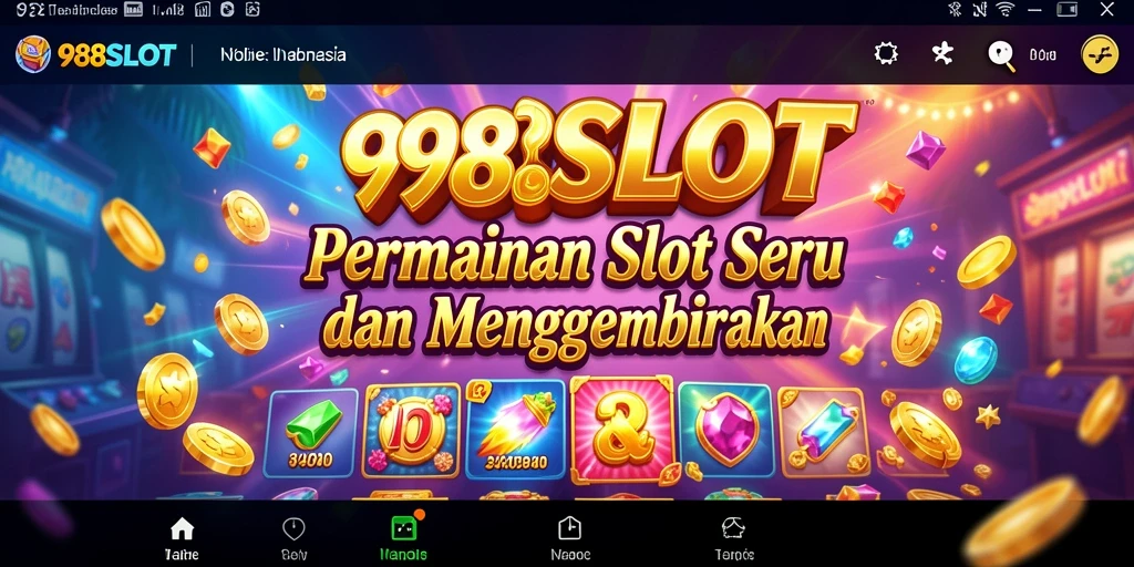 Tangkapan layar permainan 988SLOT dengan tampilan slot yang menarik.