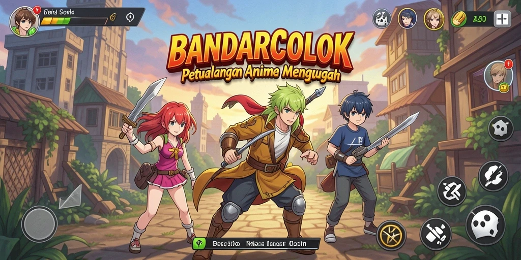 Tampilan gameplay BANDARCOLOK yang memukau dan penuh aksi.