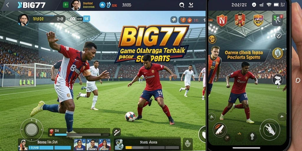 Tampilan gameplay menarik dari BIG77 dengan berbagai cabang olahraga.