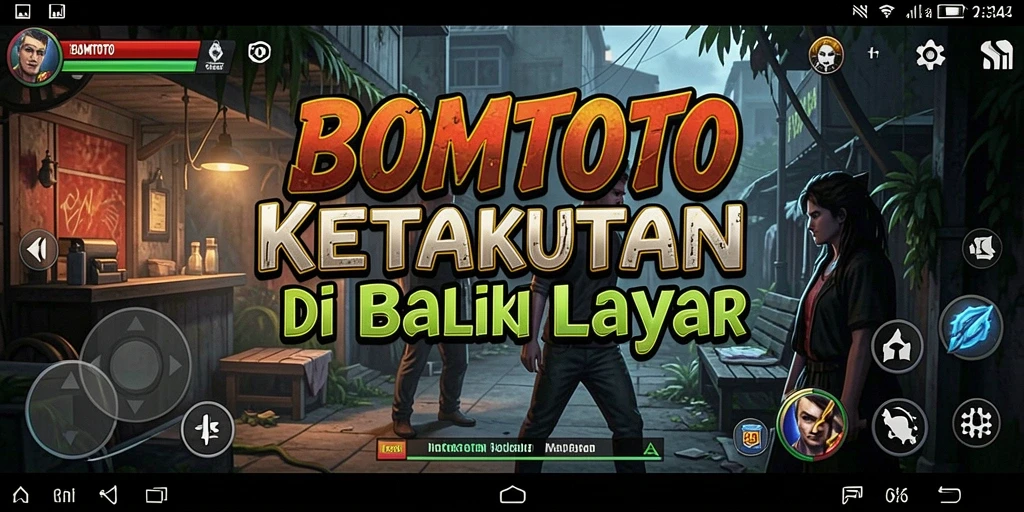 Tangkapan layar gameplay menampilkan momen menegangkan dari permainan horor.