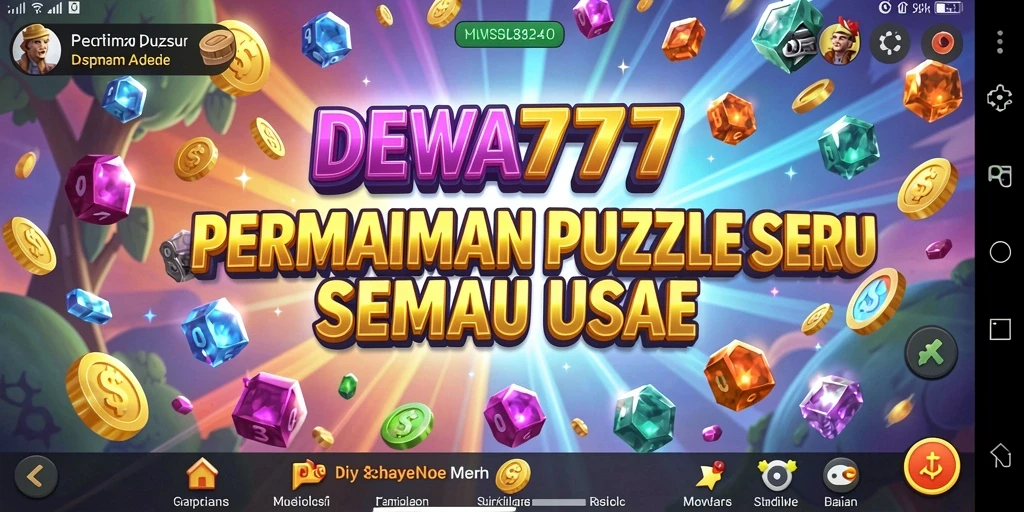 Gameplay DEWA777 yang menarik dalam permainan Puzzle.
