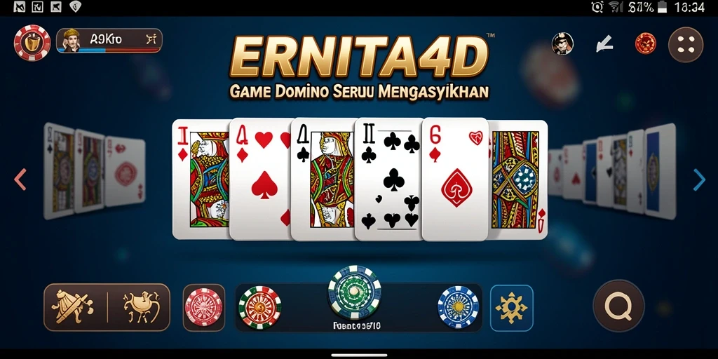 Tangkapan layar utama dari gameplay seru ERNITA4D.