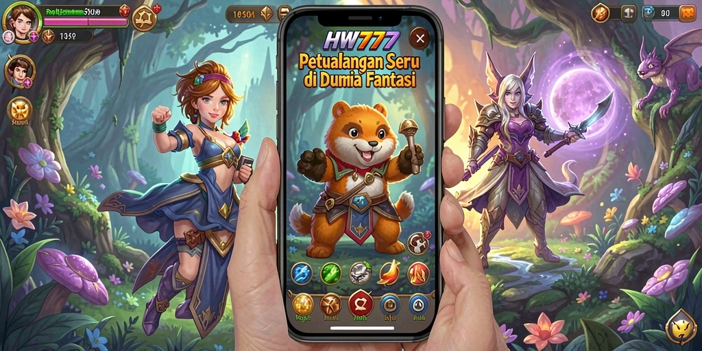 Screenshot HW777 menampilkan aksi petualangan yang mendebarkan.