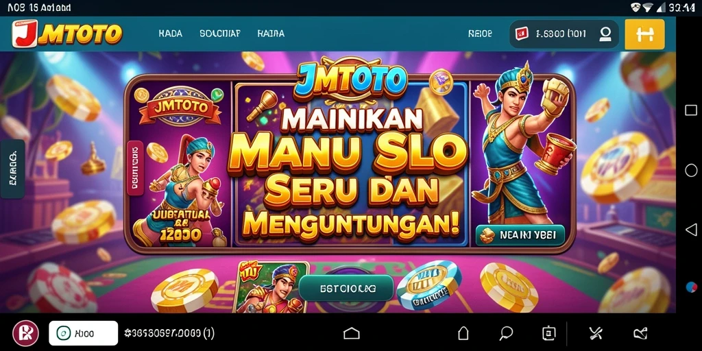 Tampilan gameplay seru dan interaktif di JMTOTO.
