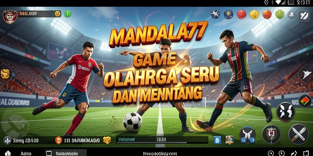 Gameplay MANDALA77 yang seru dengan aksi olahraga yang mendebarkan.