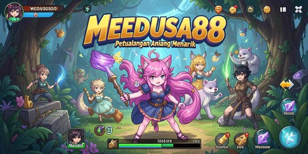 Screenshot menarik dari <strong>MEDUSA88</strong> yang menunjukkan aksi pertarungan Anime
