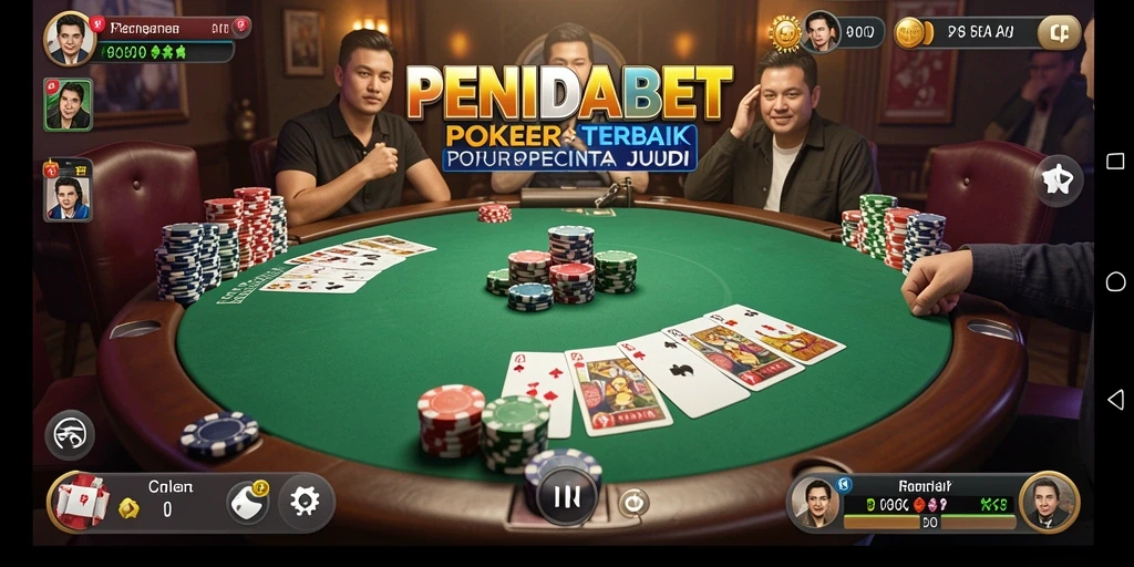 Screenshot gameplay PENIDABET yang menunjukkan aksi seru dalam permainan Poker.