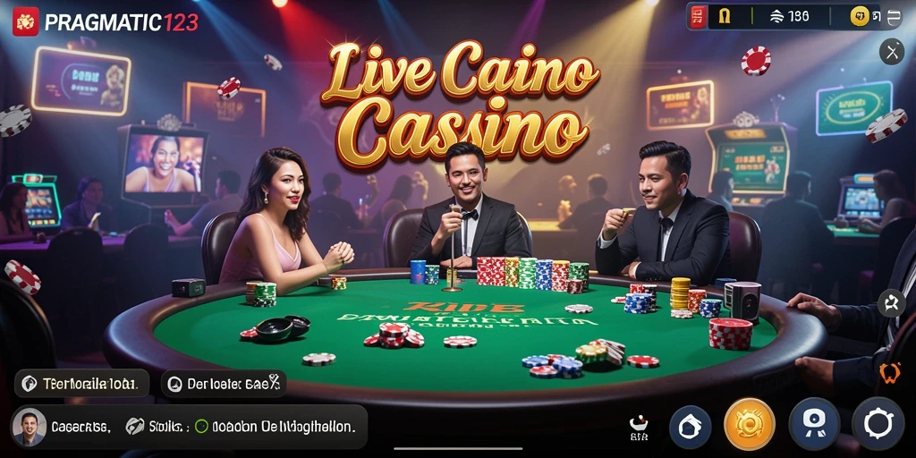 Screenshot PRAGMATIC123 menampilkan dealer langsung dengan permainan yang mendebarkan.