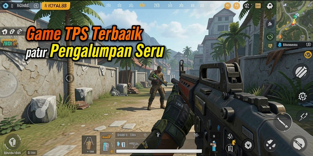Screenshot gameplay ROYAL88 dengan aksi bertempur seru.