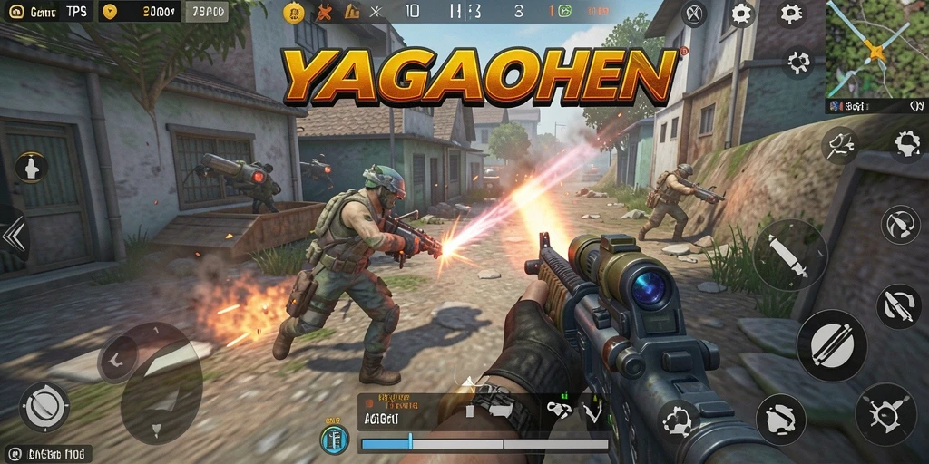 Gameplay YAGAOHEN menunjukkan pertempuran seru di dunia TPS.